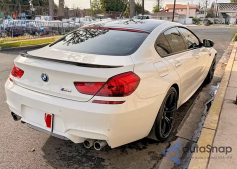 2017 BMW M6 Gran Coupe z USA, uszkodzony, nr VIN WBS6E9C54HG437454